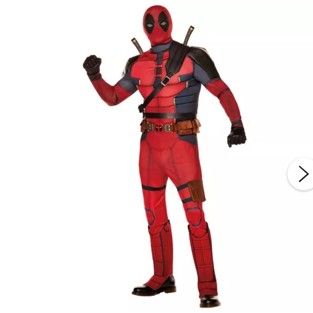 Deadpool Adult Medium Spirit Halloween Costume with Katanas